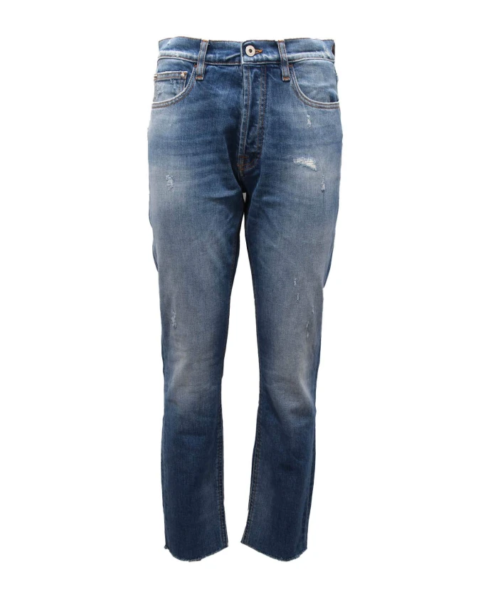 

Джинсы с высокой посадкой, узкие, темно-синие Cycle, синий