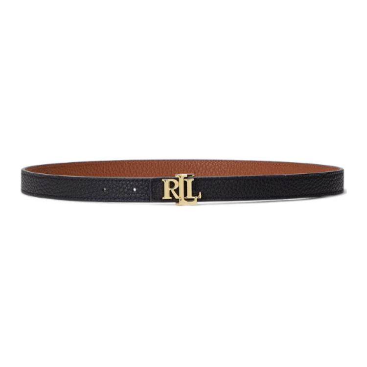 

Polo Ralph Lauren Кожаный мужской ремень черный шириной 1.9 см, Black
