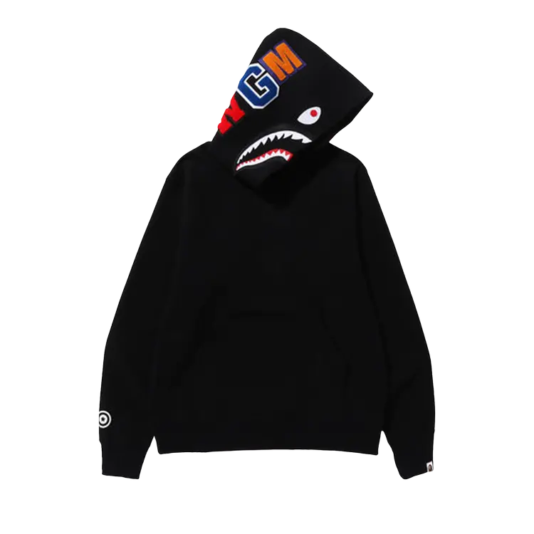 

Худи BAPE Shark Pullover 'Black', черный