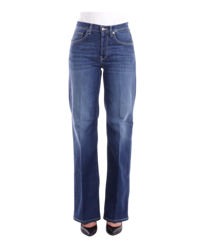 

Синие джинсы с логотипом и карманами. Dondup, синий