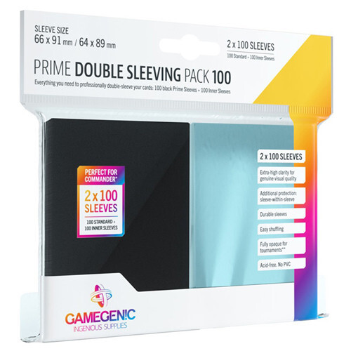 

Аксессуары Gamegenic Gamegenic Prime Double Sleeving Pack: Black (100)
