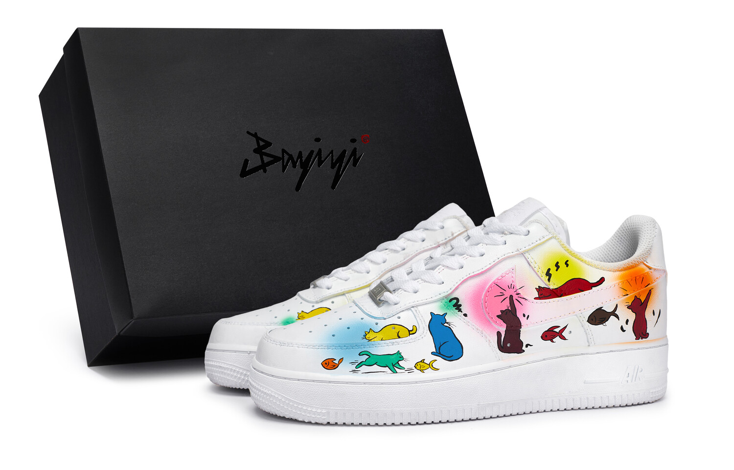

Кроссовки Air Force 1 для скейтбординга, унисекс, низкие, многоцветные Nike, мультиколор