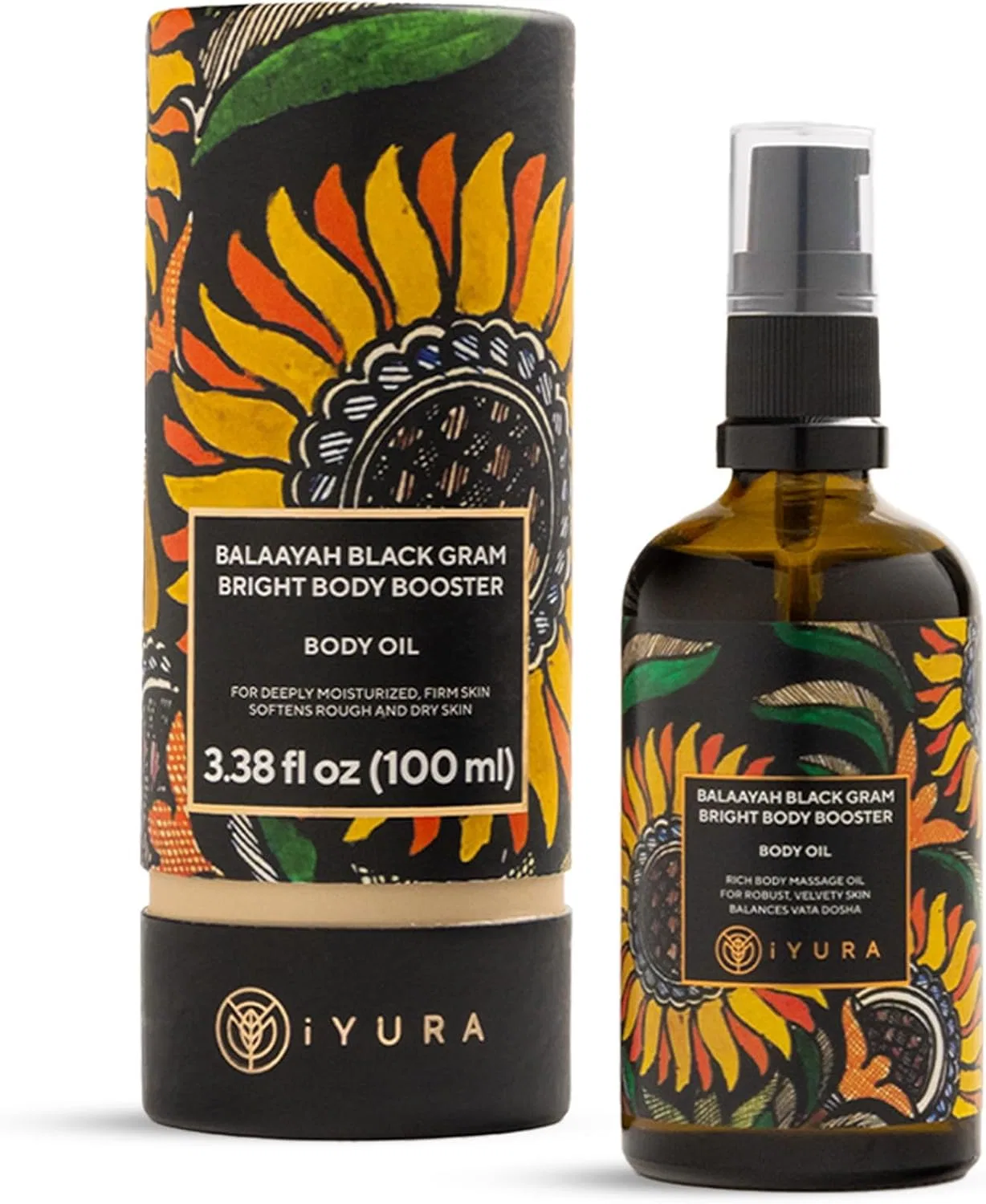 Масло для тела Black Glam Bright Body Booster Oil The Ayurveda Experience 100 мл