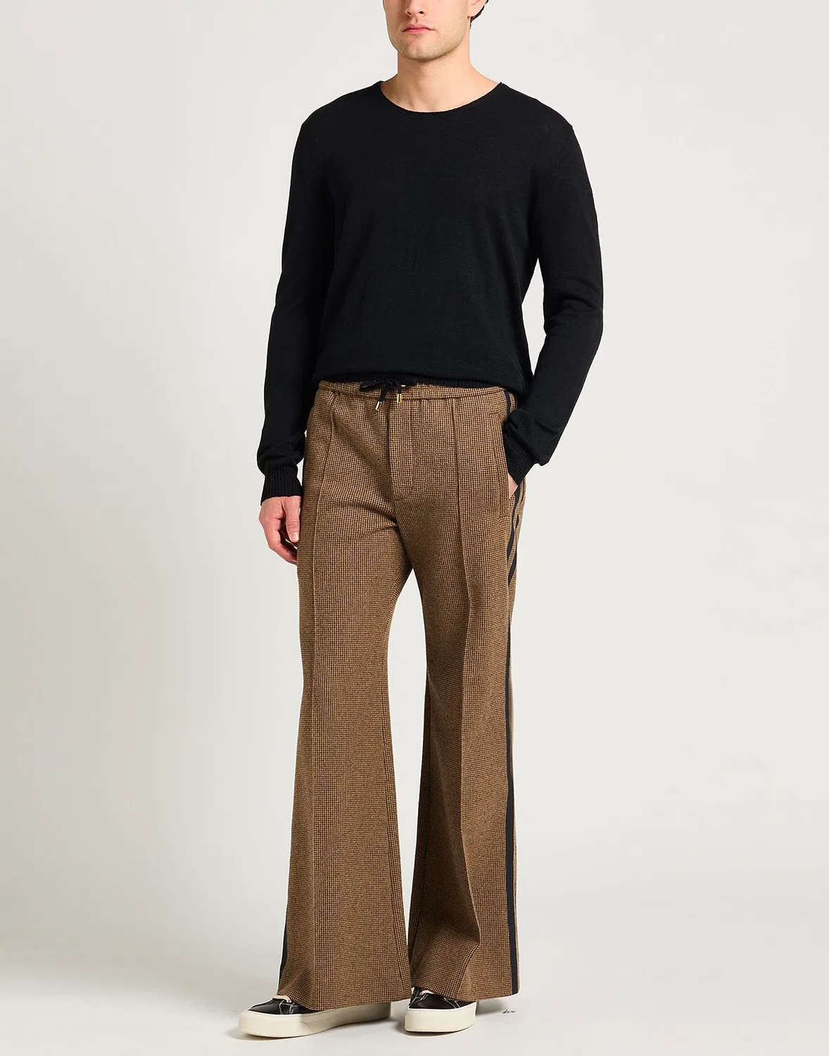 Брюки фланелевые Balmain Camel — фото 2