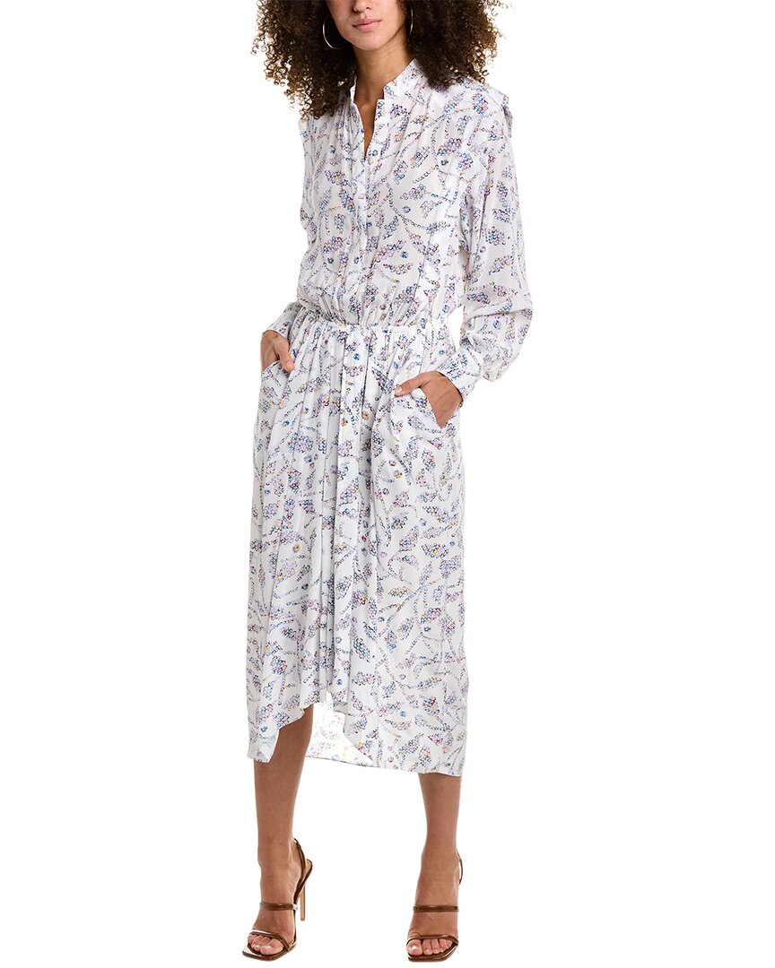 

Платье миди Isabel Marant Étoile Okley, белый