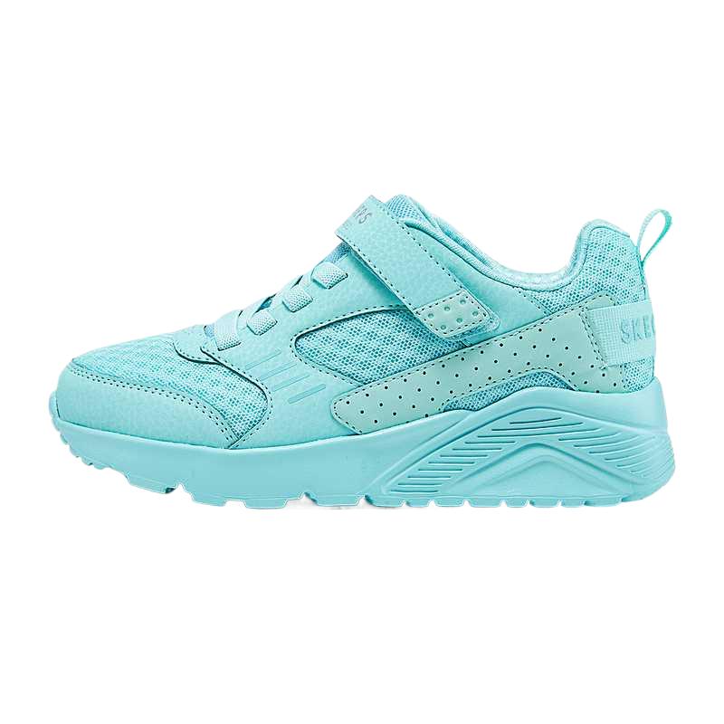 

Низкие детские повседневные кроссовки бирюзового цвета Kids' Skechers