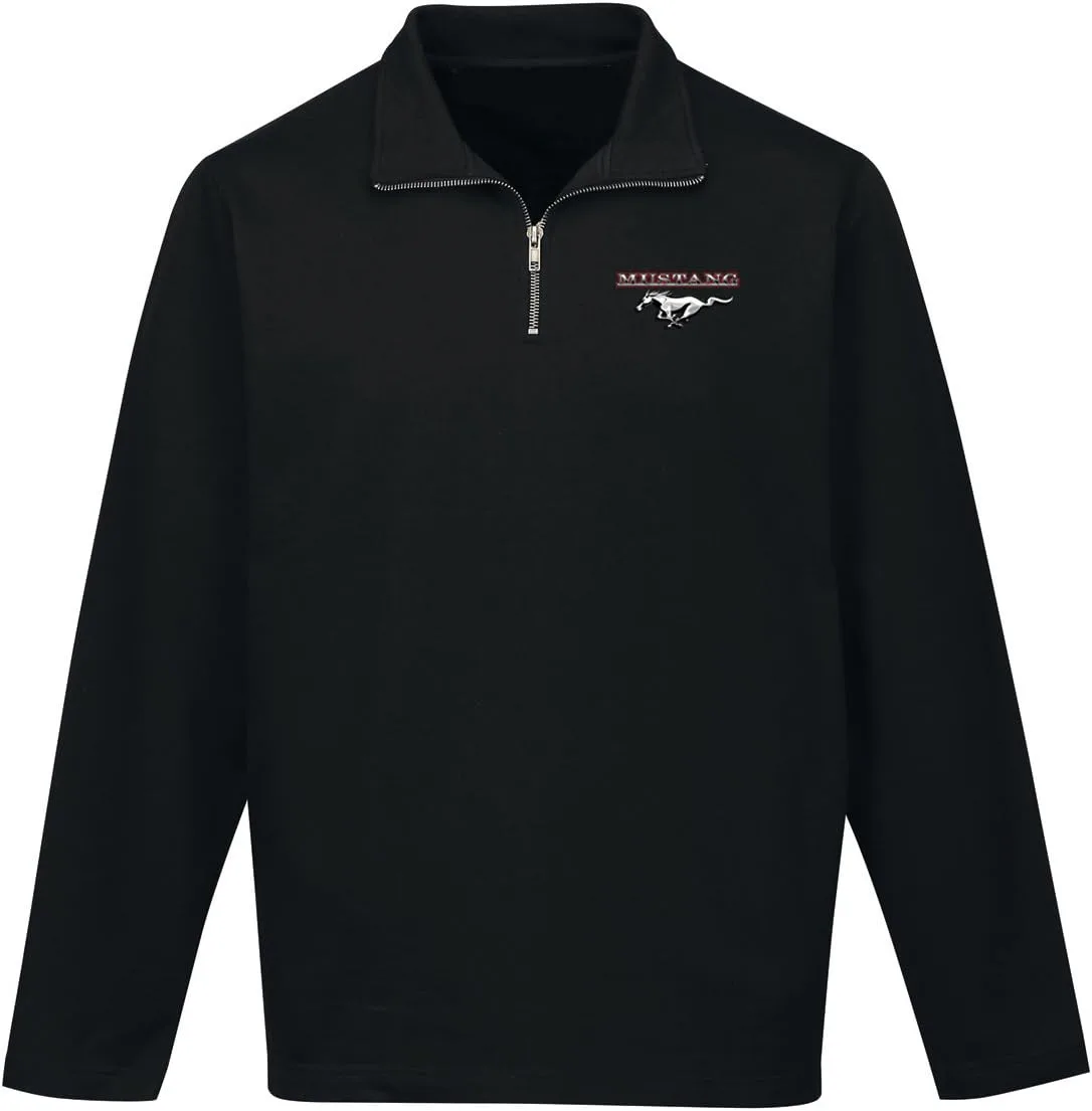 

Футболка Cool Shirts Running с логотипом Mustang, 1/4 Zip Buy Cool Shirts