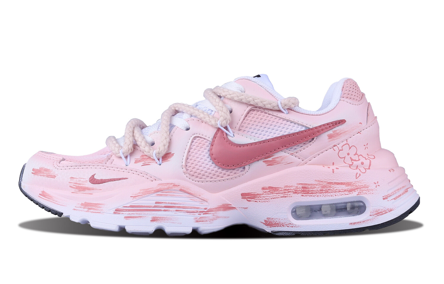 

Кроссовки Air Max Fusion женские с низким верхом розового цвета Nike