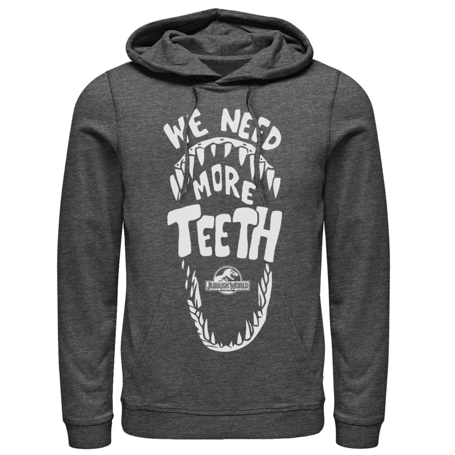

Мужской пуловер с рисунком Jurassic World We Need More Teeth Licensed Character