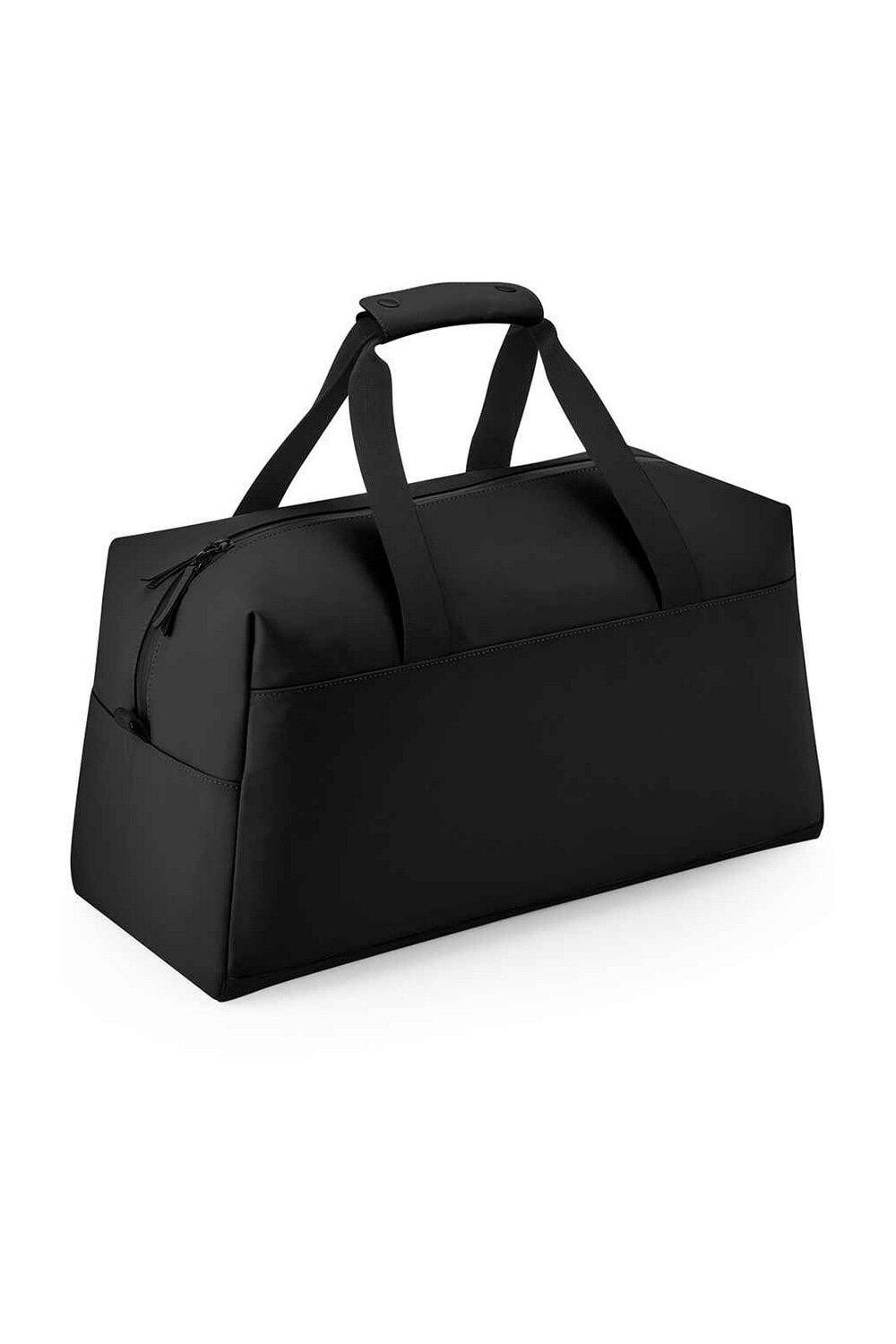 

Матовая спортивная сумка Weekender из искусственной кожи Bagbase, черный