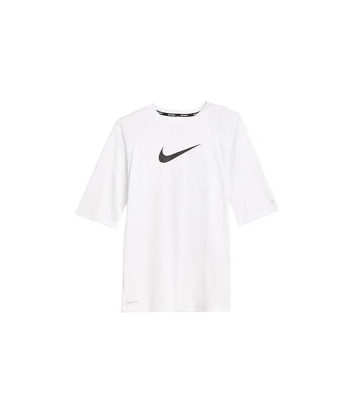 Футболка для плавания Nike Kids Hydroguard Essential Dri-FIT UV, белый