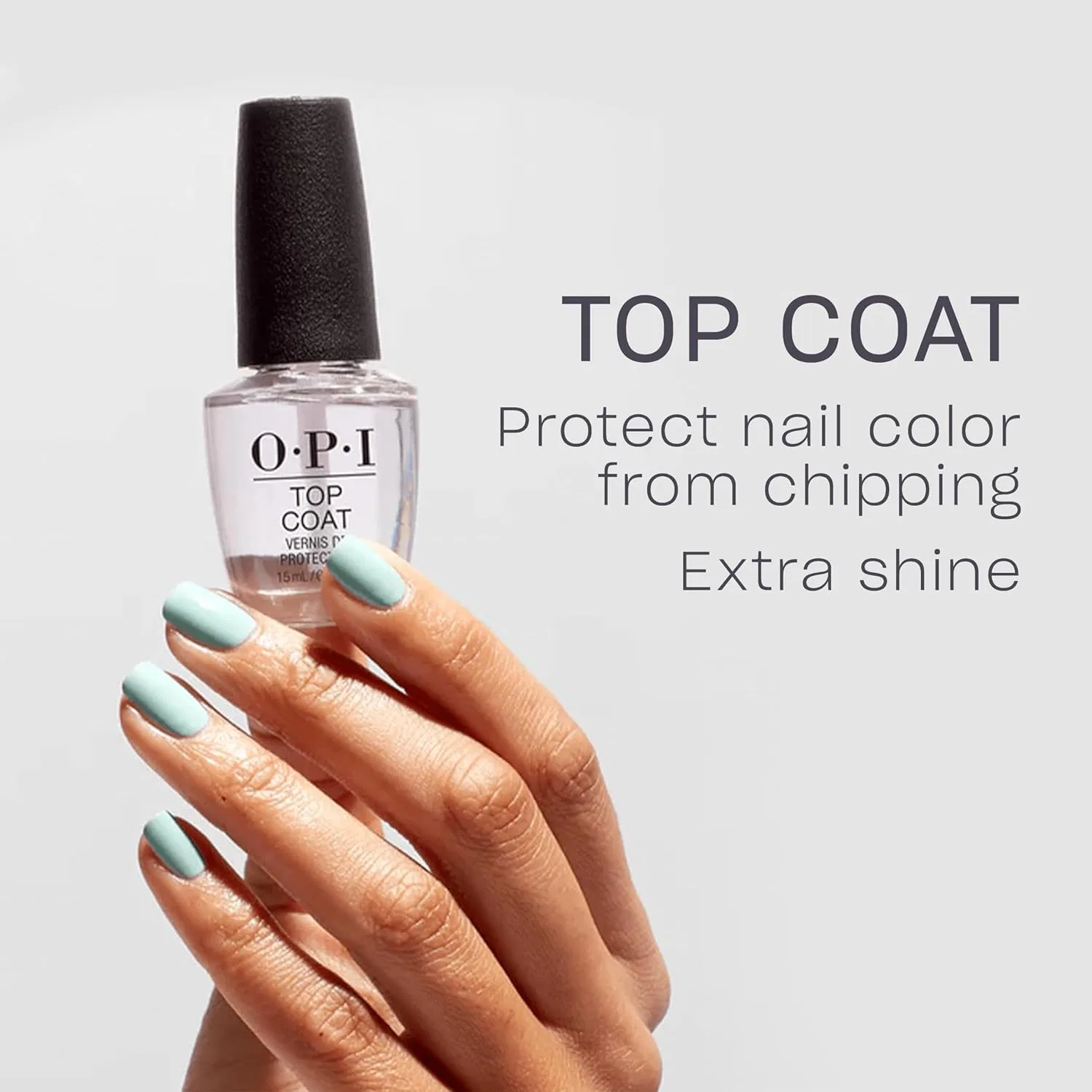 Прозрачное верхнее покрытие для ногтей от OPI, 15 мл Opi — фото 2