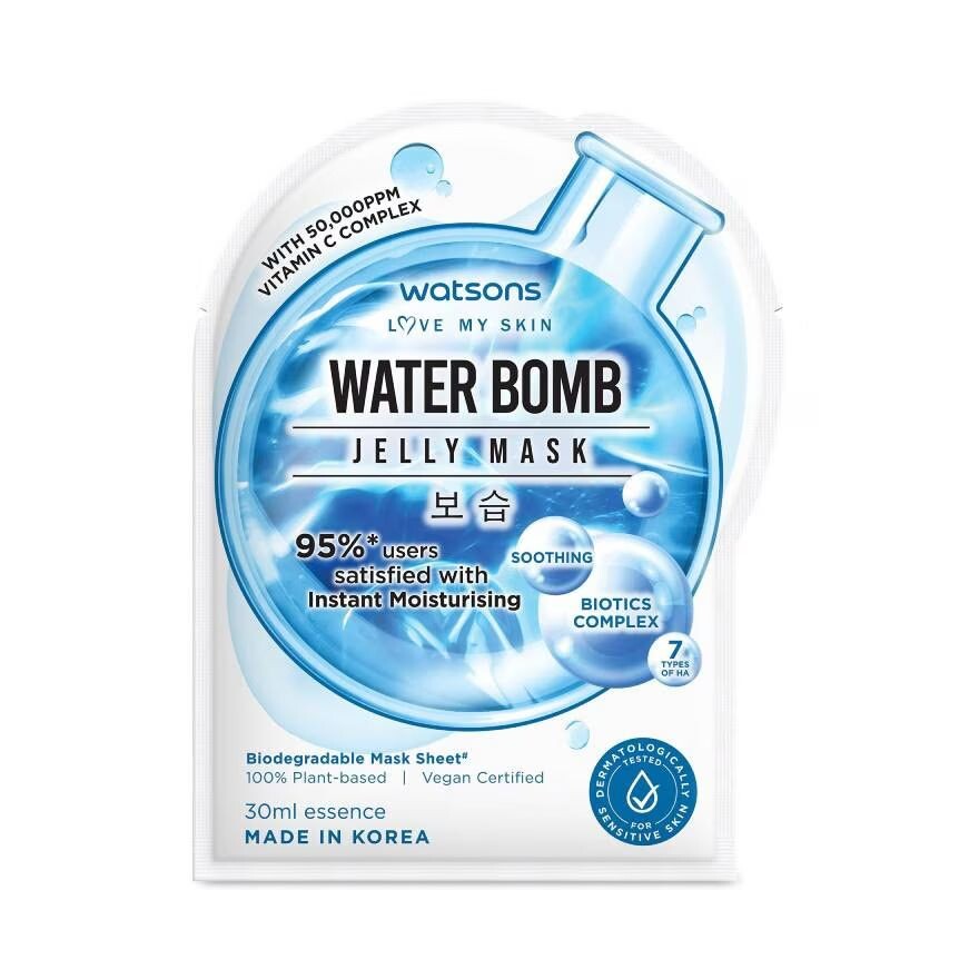 

Watsons Желе-маска Water Bomb 1 шт, White