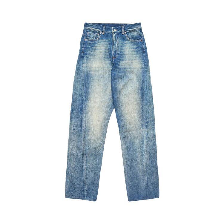 

Джинсы MM6 Maison Margiela Washed Denim Jeans, Medium Blue