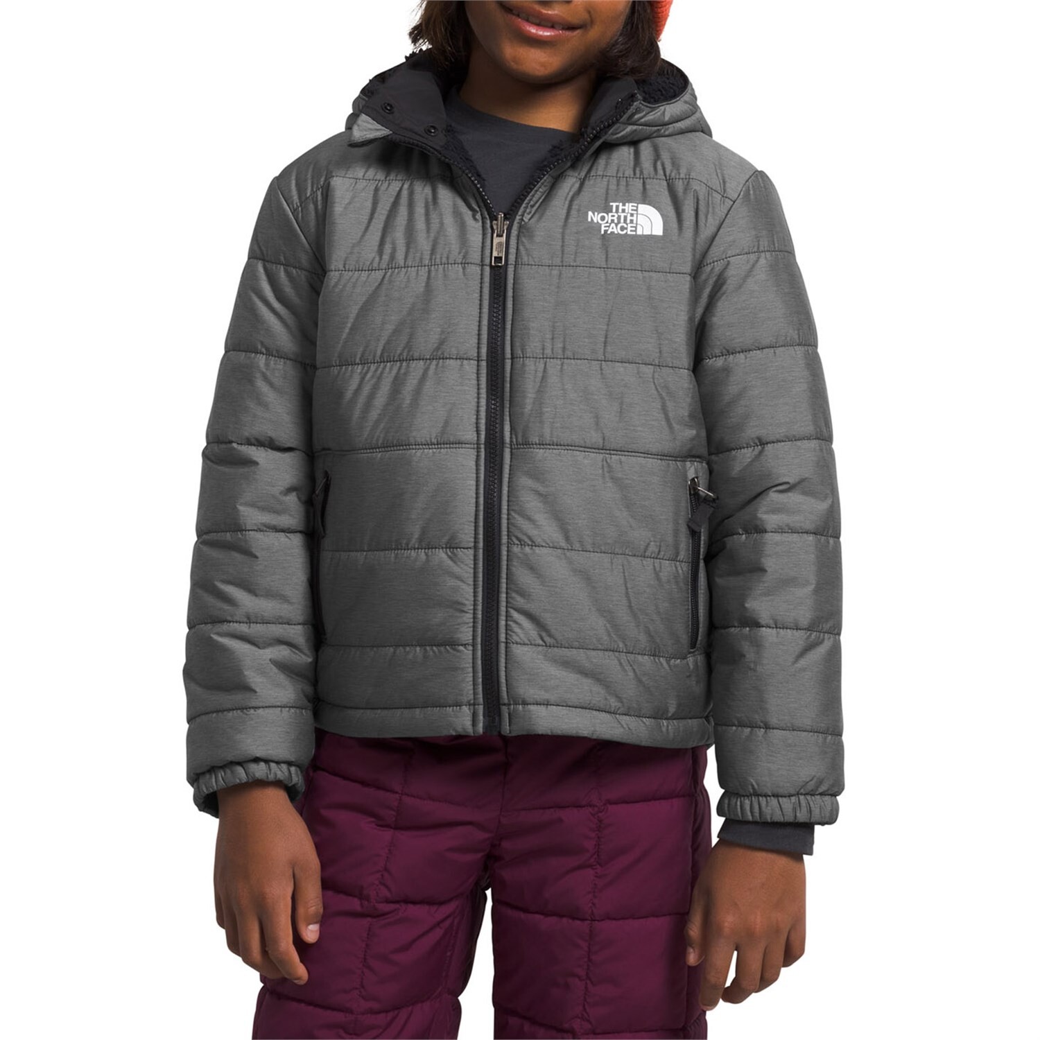 

Куртка The North Face Reversible Mt Chimbo Full Zip Hooded, цвет TNF Medium Grey Heather