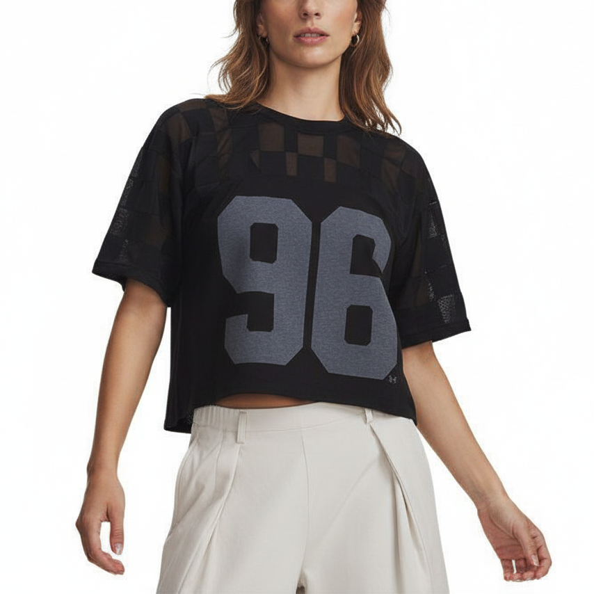 

Under Armour Футболка Women's Deep Black 008 Crew Neck Moderate