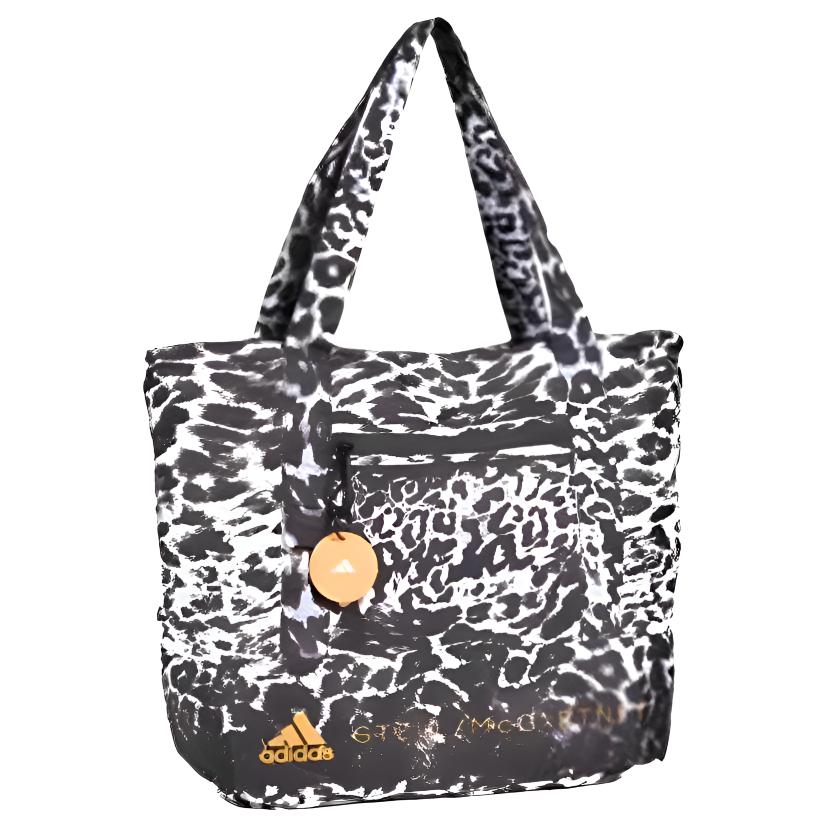 

Adidas Женская сумка-тоут из полиэстера, черная с белым
