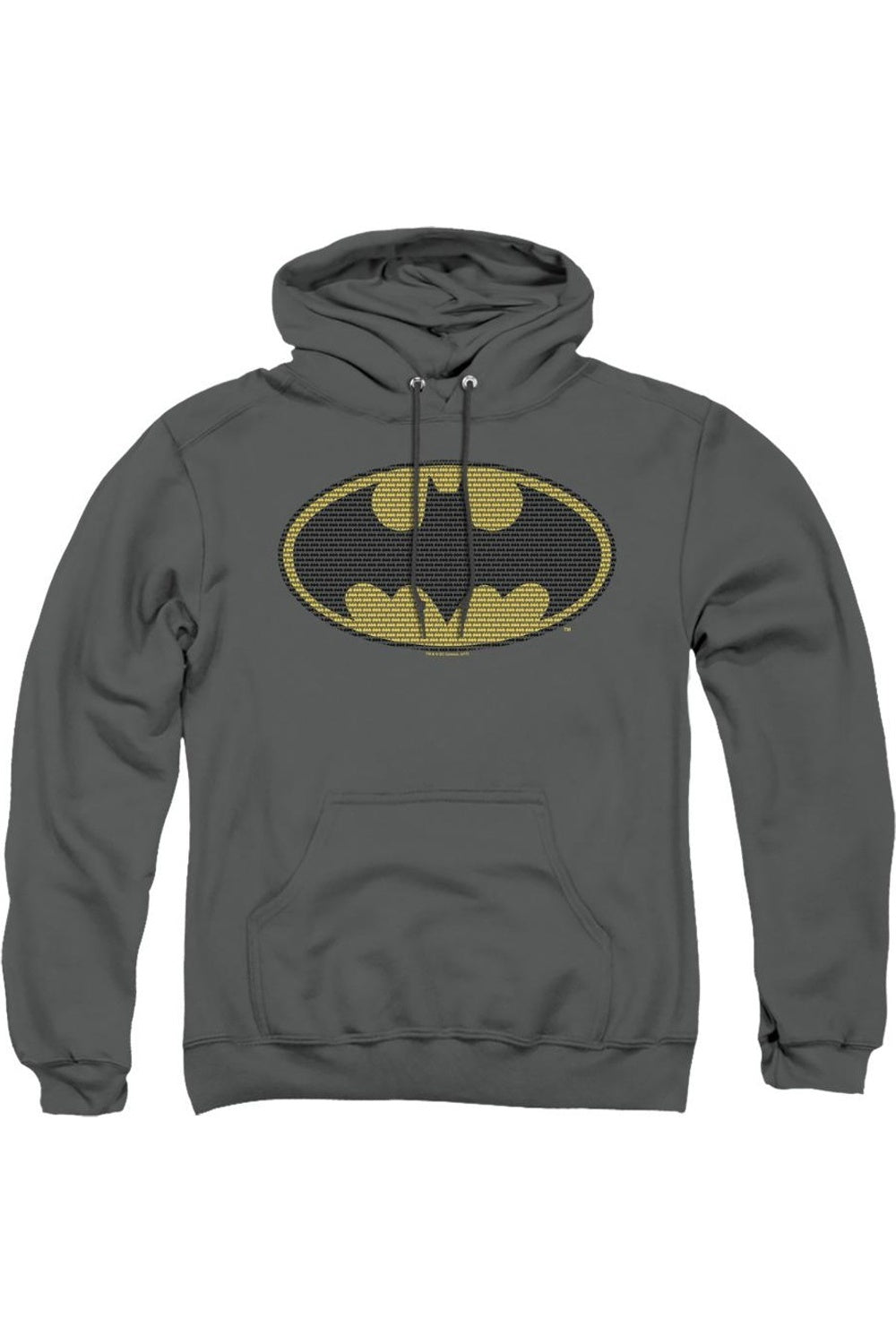 

Толстовка с капюшоном Batman Little Logos для взрослых Gildan, цвет charcoal