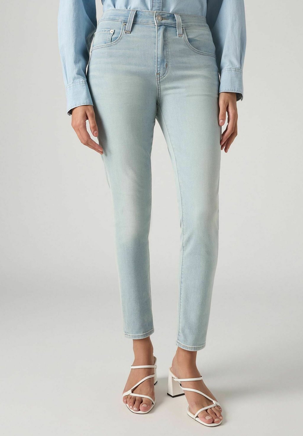 

Джинсы скинни HIGH RISE SKINNY Levi's, светло-голубой