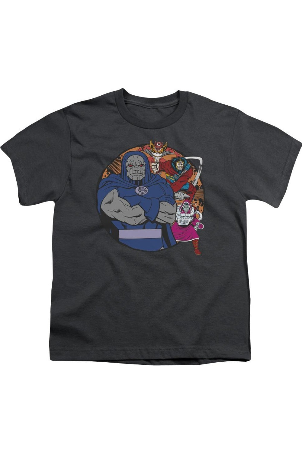 

Футболка с коротким рукавом DC Comics Apokolips Represent для детей Gildan, Charcoal