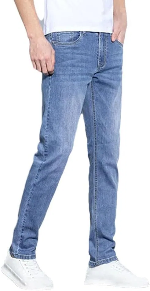 Джинсы классические Slim Fit, синий