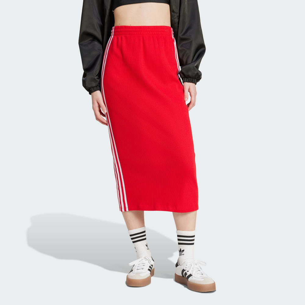 

Юбка Adidas Adicolor Knit Skirt, цвет Better Scarlet
