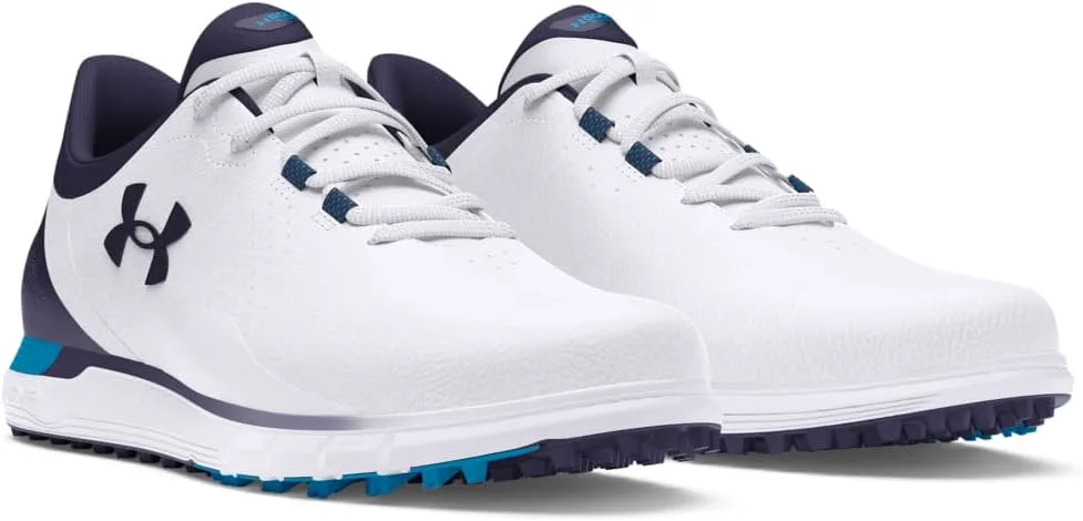 Мужские гольф-кроссовки Under Armour Drive Fade без шипов, белый/синий — фото 2