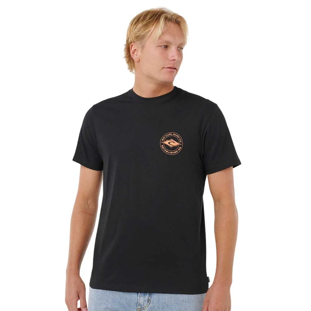 

Футболка с коротким рукавом Rip Curl Staple, черный