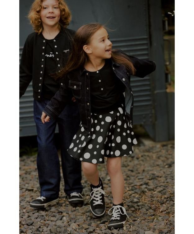 Детская джинсовая куртка Agnes b. ENFANT, Navy — фото 3