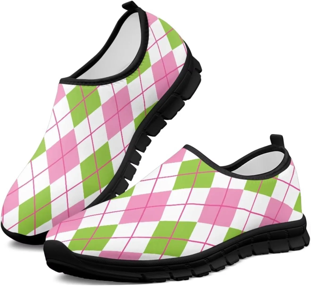 Женские кроссовки Howilath Slip on, дышащие повседневные лоферы для бега, удобная обувь без шнурков с противоскользящей подошвой