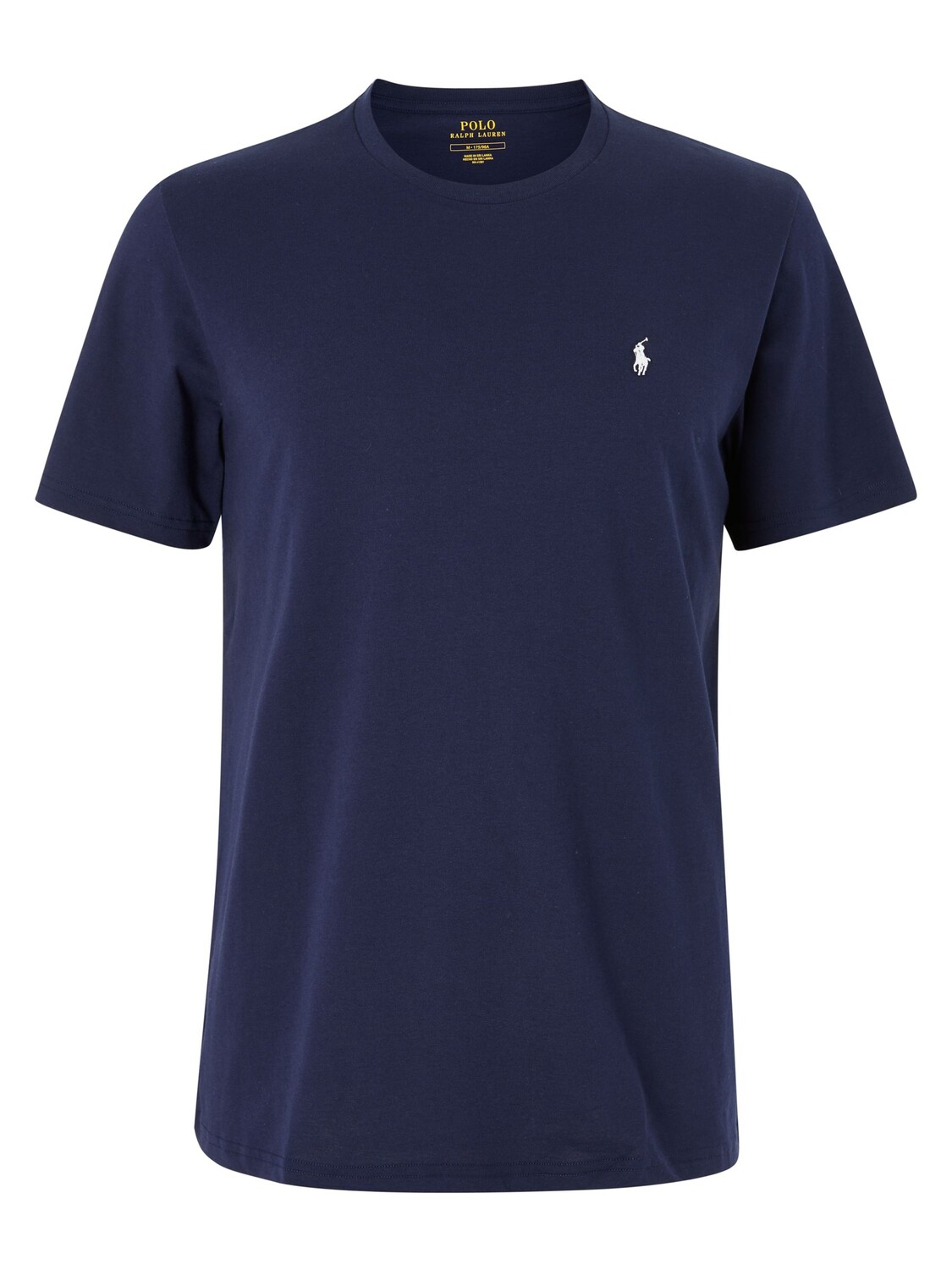 Футболка из жидкого хлопка Polo Ralph Lauren, темно-синяя — фото 4