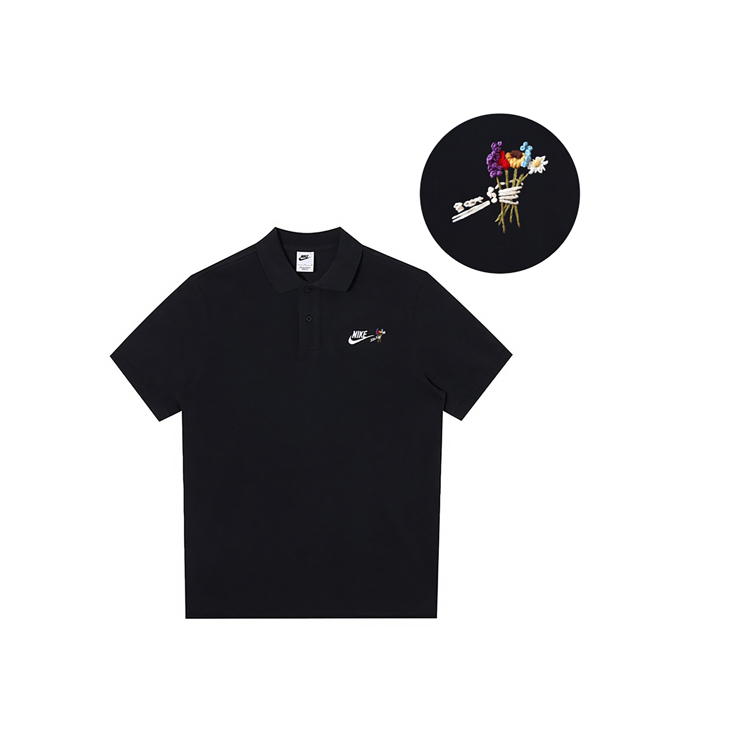 

Nike Спортивная поло мужская black, Черный, Nike Спортивная поло мужская black
