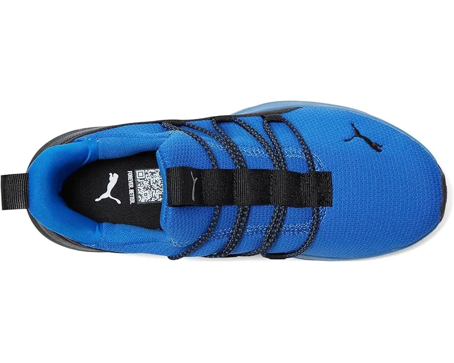 Кроссовки PUMA Kids Softride One4All Slip-On Shoes (Big Kid), Mountain Blue/Black 1 — фото 2