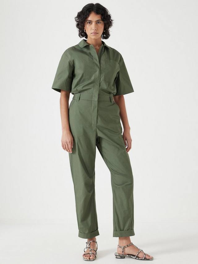 

Рабочий комбинезон из бумажного хлопка HUSH, Khaki Green