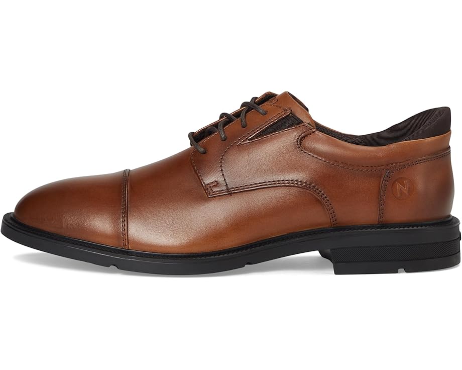 Мужские оксфорды Nunn Bush Kore Icon Cap Toe Oxford Easy-On Easy-Off Dress Casual, Cognac — фото 4