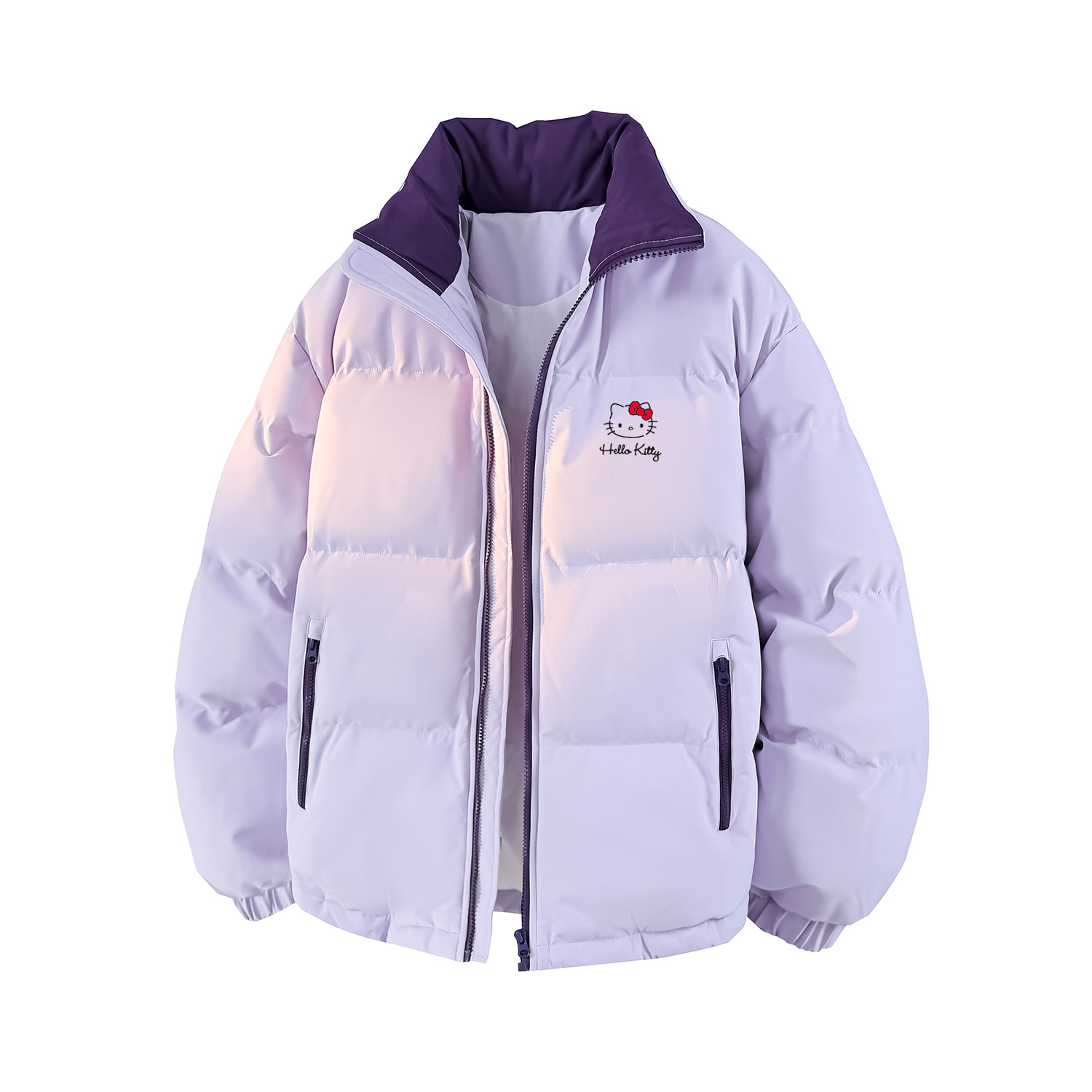 

Hello Kitty Hello Kitty SS25 пуховик Unisex Sanrio, светло-фиолетовый