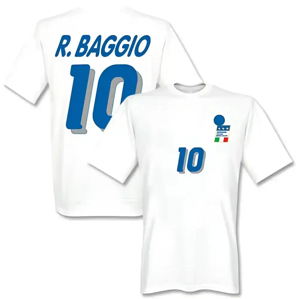 Футболка Roberto Baggio 1994 Away Italy, белый