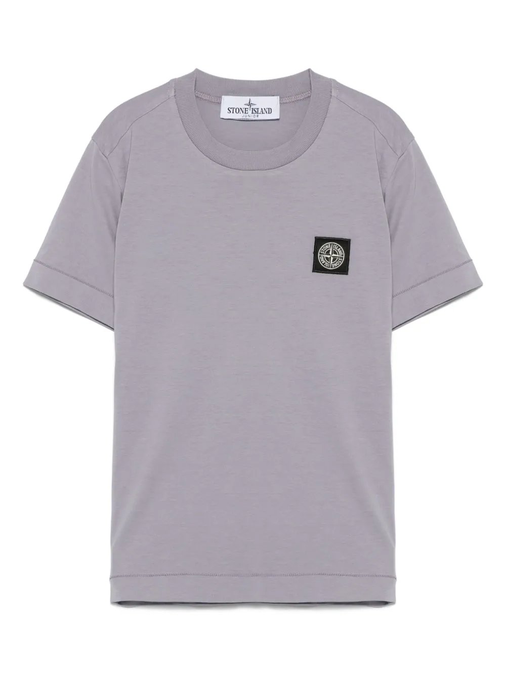 

Футболка с логотипом Compass Stone Island Junior, серый