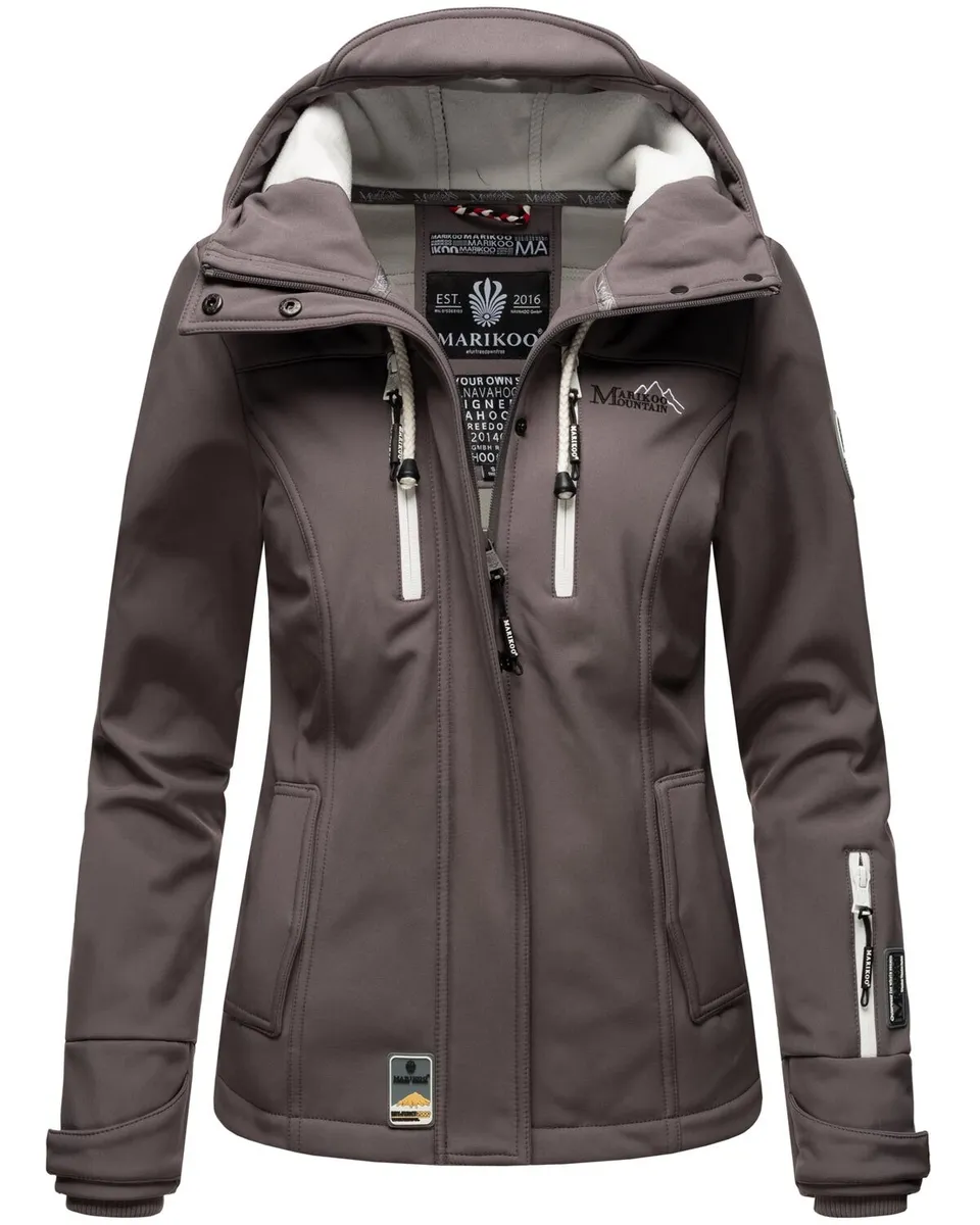 

Куртка Marikoo Softshell "Little Zicke", спортивная функциональная куртка, серый