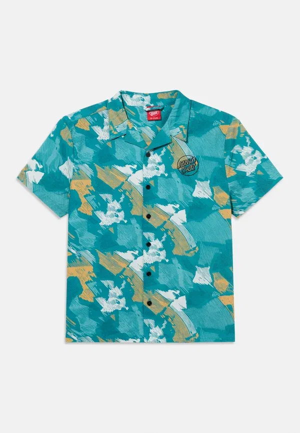 Футболка Youth stamped opus shirt Santa Cruz, цвет бирюзовый/ксилография — фото 3