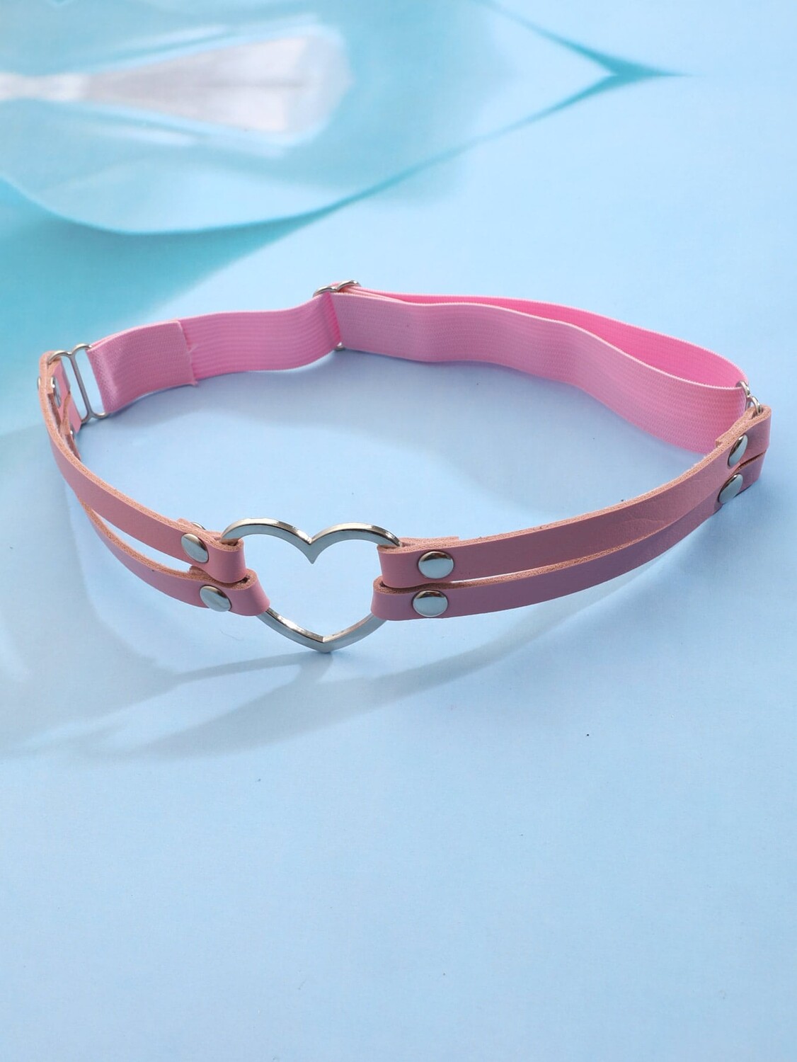 

Пояс женский Romwe в форме сердца и шипов, розовый