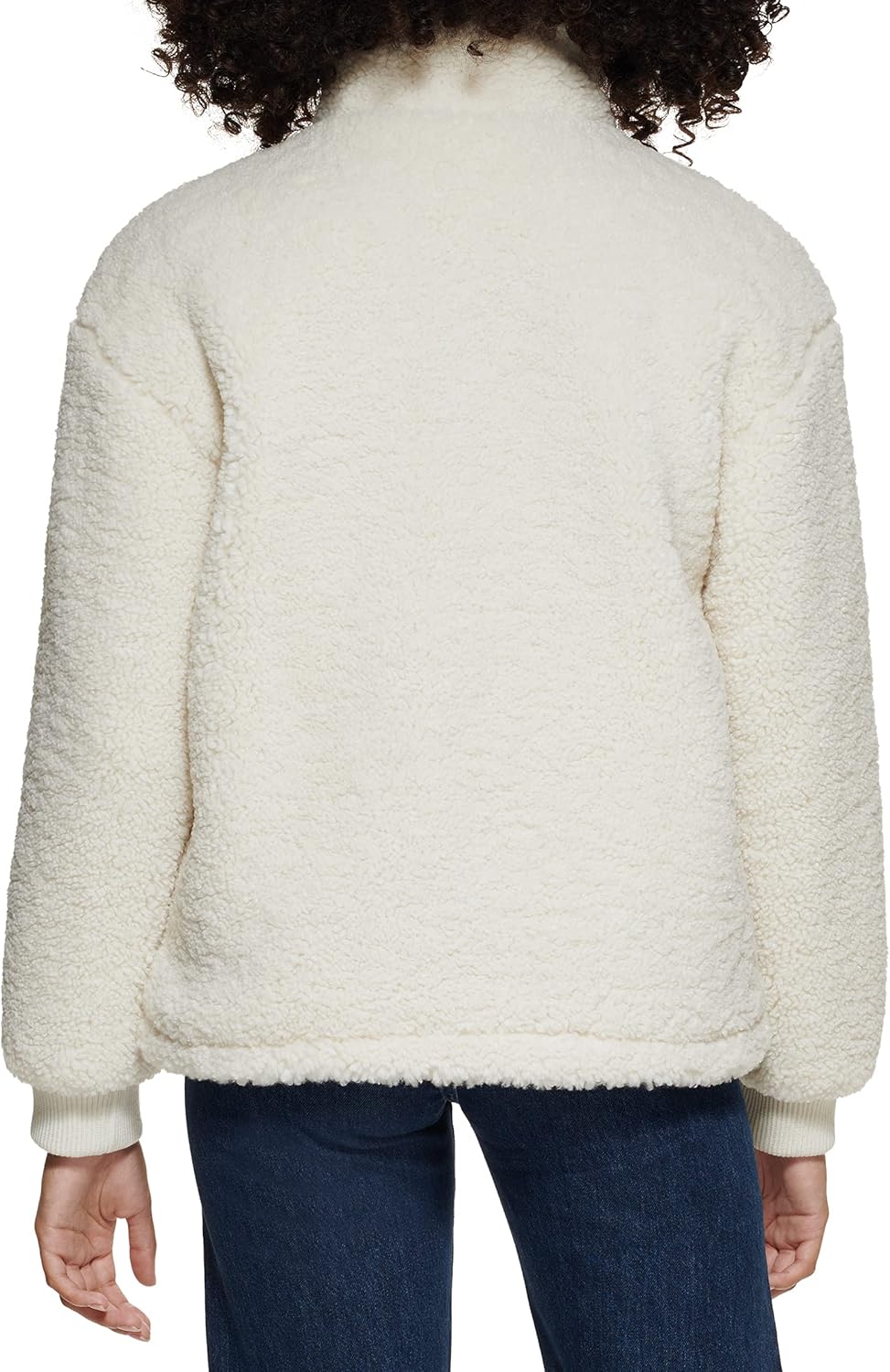 Женская куртка Levi's Sherpa Teddy (стандартные и большие размеры), Almond — фото 3