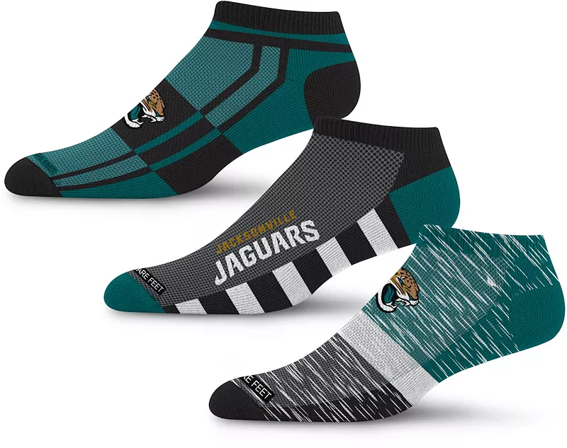 

Набор из 3 носков для взрослых Jacksonville Jaguars Streak Strike для босых ног For Bare Feet