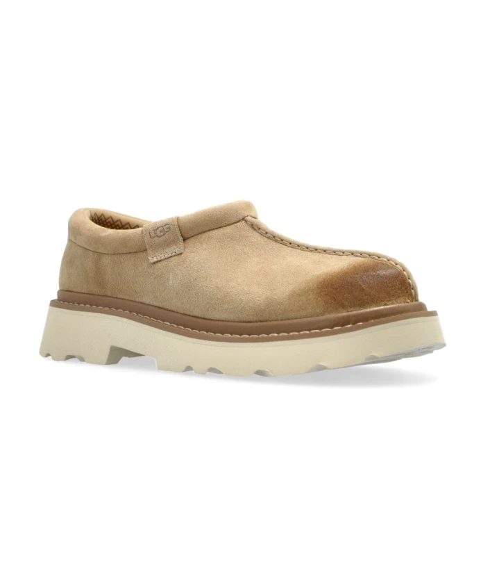 Желтые замшевые лоферы с массивным ремешком Ugg, желтый — фото 4