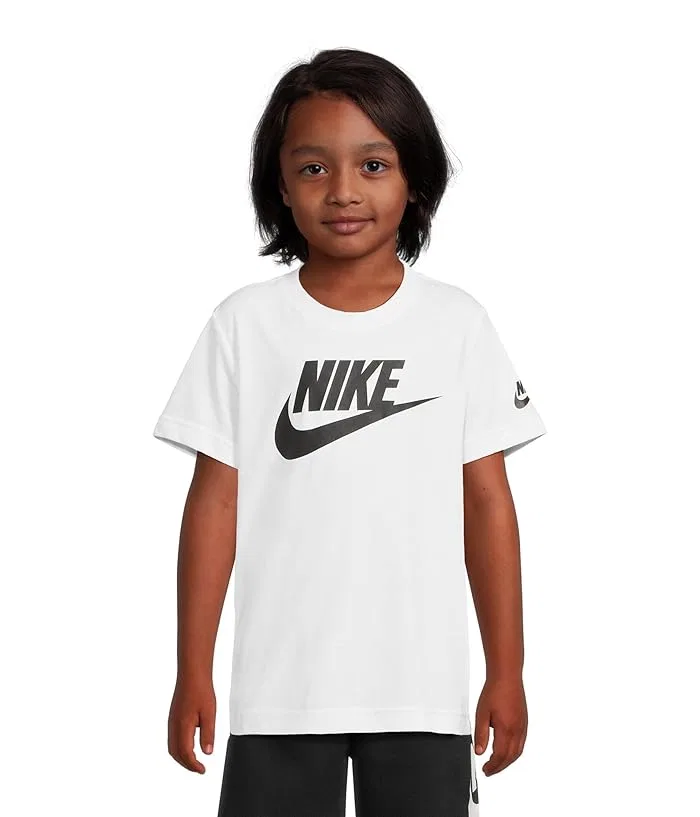 Футболка с логотипом Futura Futura T-Shirt (Little Kid) Nike Kids, Ghost