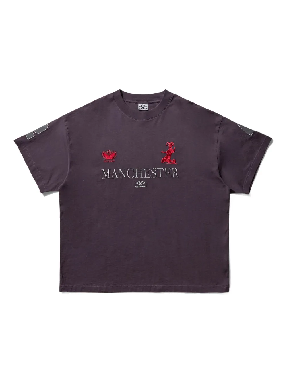 

Футболка с вышивкой Umbro, фиолетовый