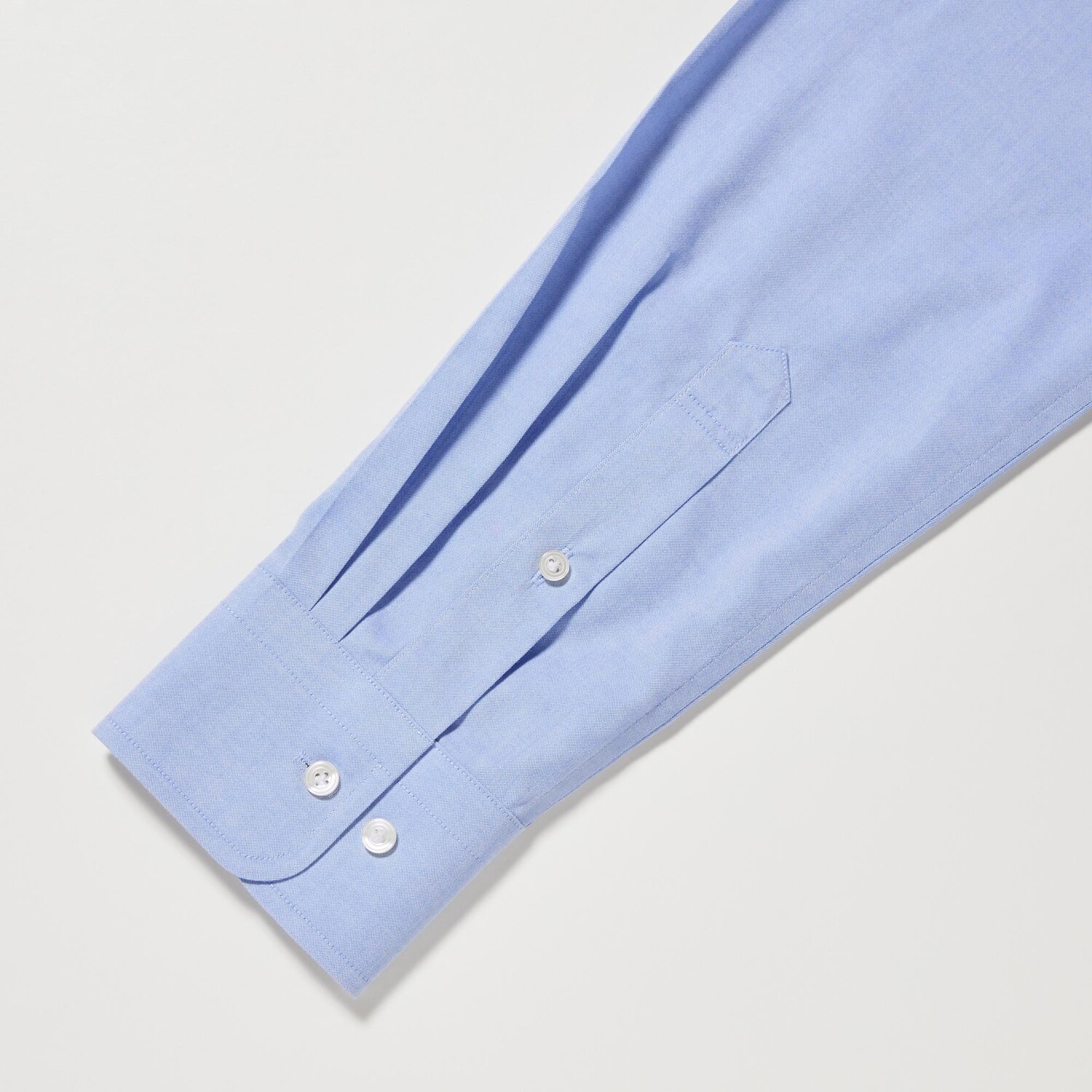 Рубашка UNIQLO Super Non-iron стандартного кроя, светло-синий — фото 2