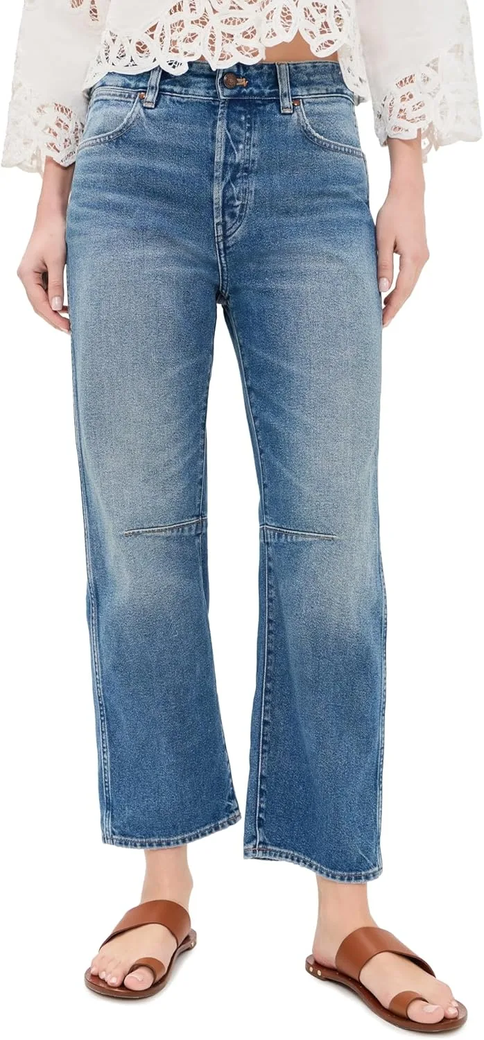 

Madewell Women's The Darted Barrel Leg Jeans