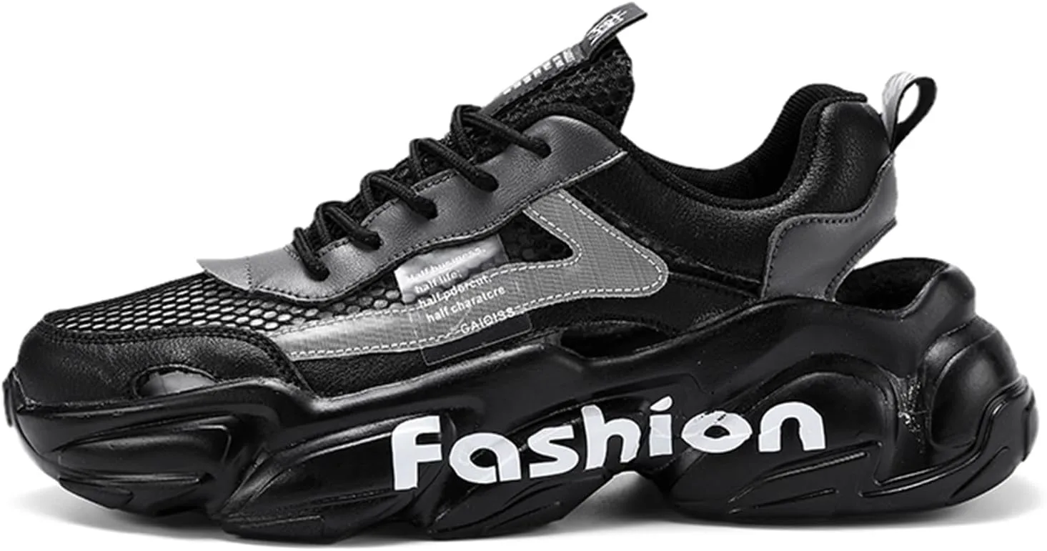 

Мужские кроссовки для бега и тенниса, спортивные для тренажерного зала и кросс-тренинга, удобные, дышащие, для ходьбы SPWAGYM, черный/синий