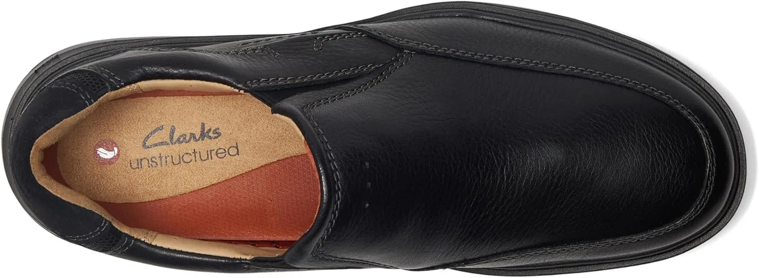 Мужские туфли Clarks Un Briley Step, Black Leather — фото 3